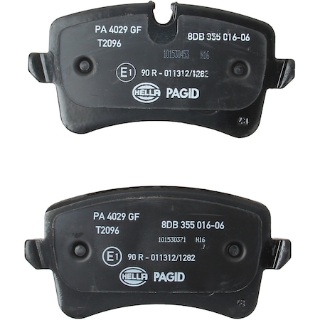 Pagid Brakes Disc Brake Pad, 355016061 355016061